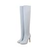Fashion 2025 New Fashion Fall/Winter Super High Heel Stiletto Lace Up Super Long Scrub Ladies Over the Knee Boots