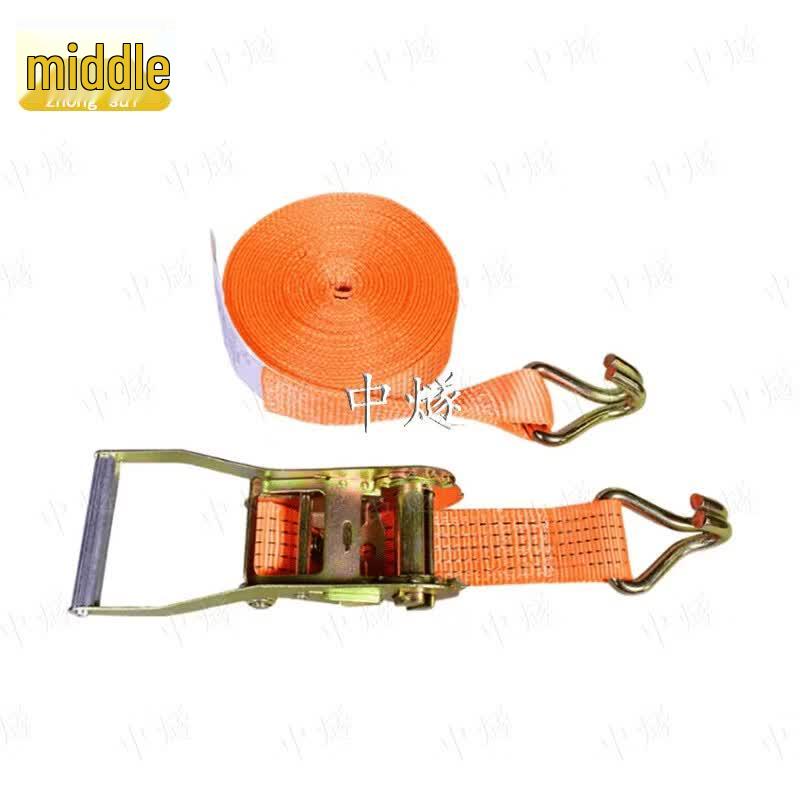Heavy Duty Ratchet Tie-Down Strap Set