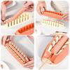 Kitchen Gadget  Dog Sausage Slicer Tool Plastic Multifunctional Dog Slicer Sausage Cutter Vegetable Strawberry Slice Tools