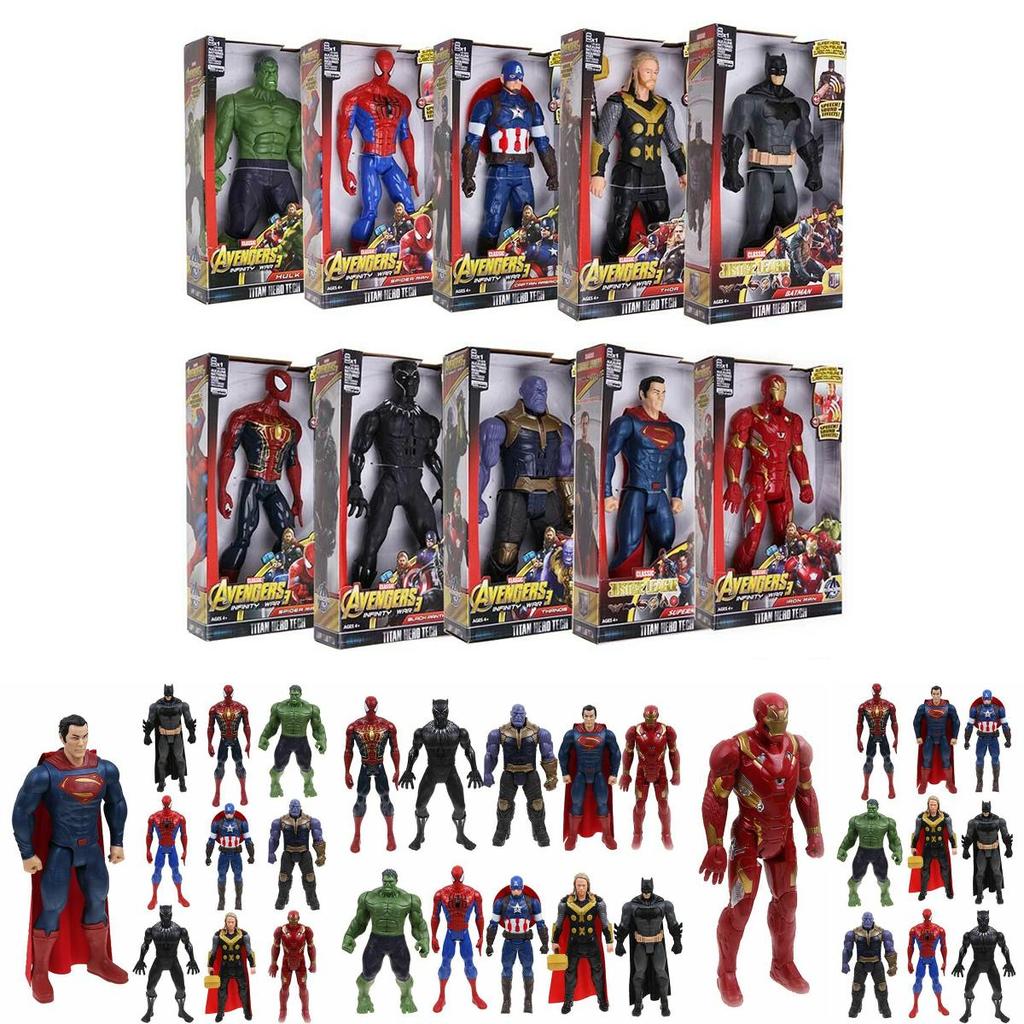 Atemberaubende Avengers Infinity War Hulk Spiderman Thanos 12" Tönende Leuchtfigur Spielzeug Ideales Geschenk für Superhelden-Enthusiasten