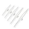 5pcs Opening Beading Needles Pins Curved Needle for Beads Bracelet DIY Jewelry Making Tools Beaded Threading Pin Needlework Kits