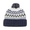 2025 autumn and winter new fair island bohemian geometric rhombus jacquard knitted hat big head circumference wool hat women