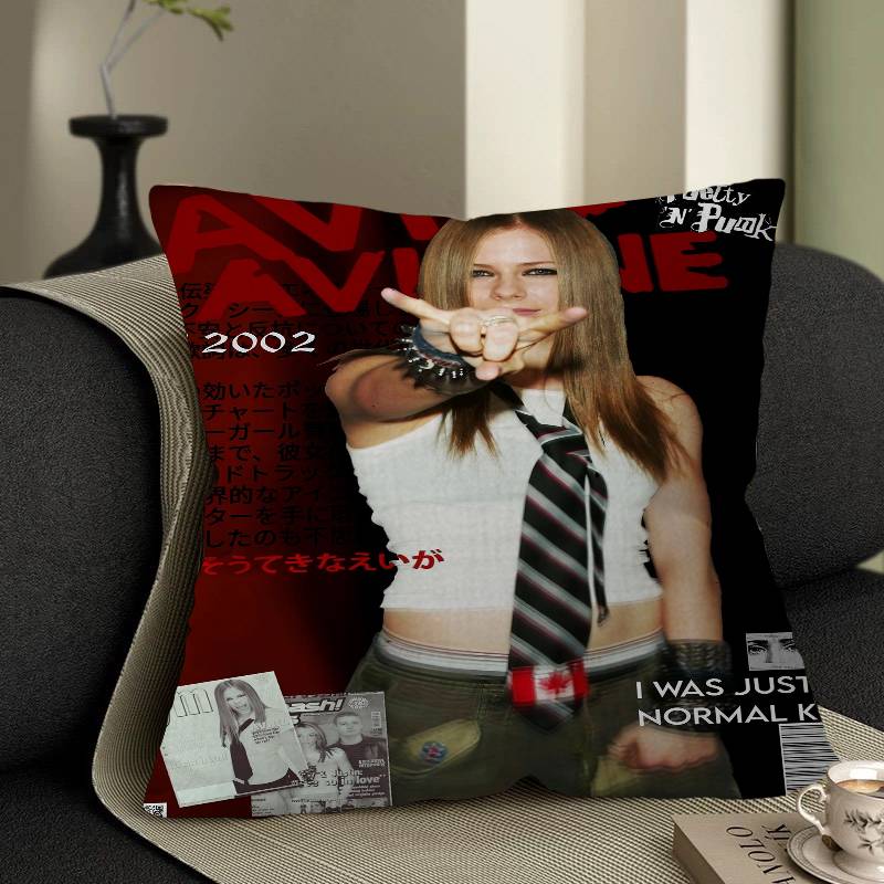 

AAvril Singer RRamona Lavigne Lucky Dragon Pillow Cover Sofa Cushion Cover Home Room Decoration Children Gift 30x30 cm