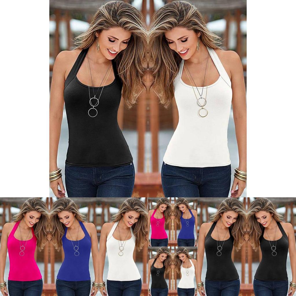 Womens Sport Tank Top With Ribbed Fabric For Yoga And Casual Wear