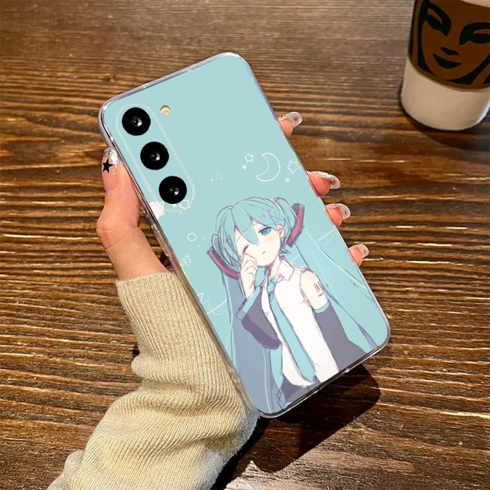 Anime M-MIKUS-S Phone Case For Samsung S23,23,22,30,21,10,9,8,7,Note20 Ultra,Lite,Ultra,5G,Plus,FE,Soft Transparent Case