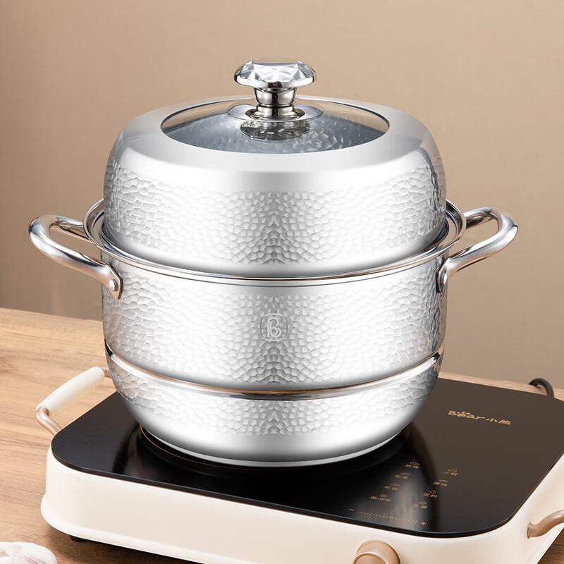 Bailiyouzhen BLY-316 Double Layer Stainless Steel Steamer