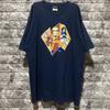 [USED] Rare Naruto T-shirt, Navy, Oversized, Anime