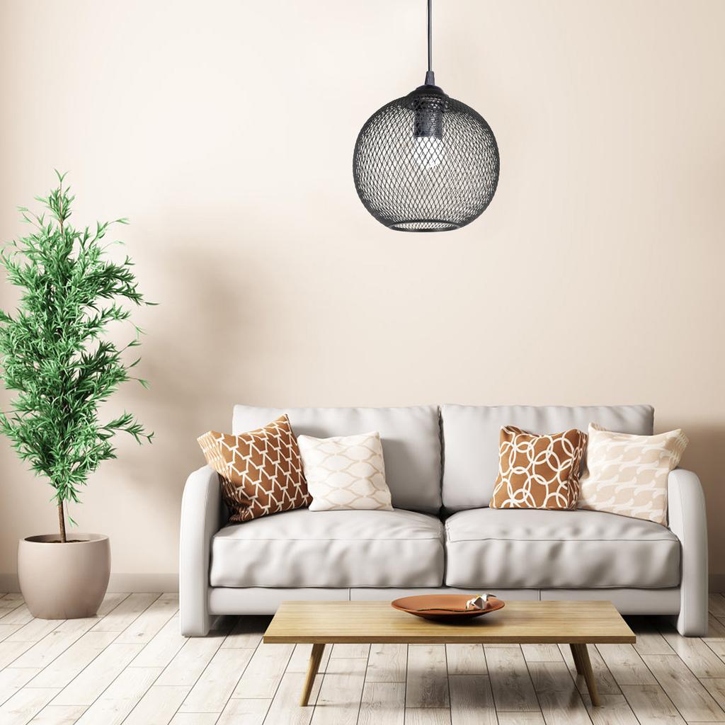 Globe Pendant Light Shade Hollow Out Metal Iron Wire Lampshade Ceiling Lights Cover Decorative Lamp Pendant Light Cover