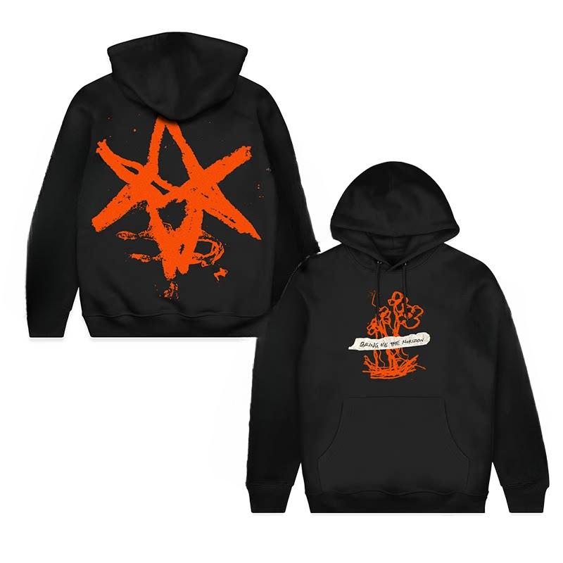 Horizon Bring Me The Horizon Nuclear Black Metal Band Casual Loose Fitting Men's and Women's Hooded Sweatshirts Top 2026