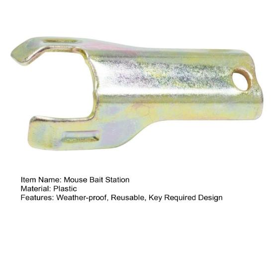 Fare Yemi İstasyonu Anahtarlı Hava Koşullarına Dayanıklı Yeniden Kullanılabilir Çocukları Evcil Hayvanları Güvende Tutun İç Mekan Dış Mekan Ev Bahçe Anahtar Gerekli Sıçan Tuzağı Yem İstasyonu