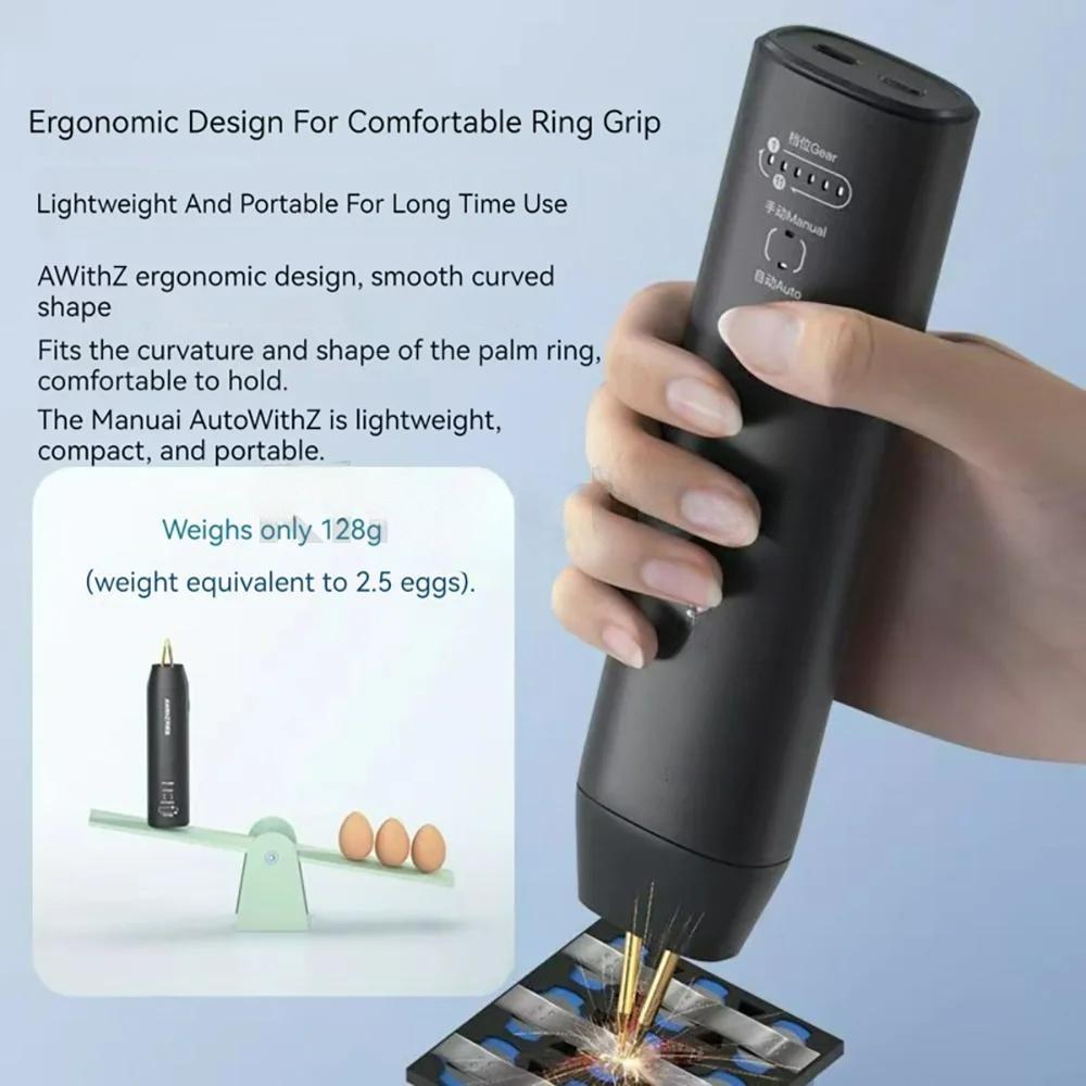 H1 Håndholdt Punktsveiser 4.2V Bærbar Mikro Batterisveisemaskin 11 Gir Justerbart Mikro Punktsveiseutstyr