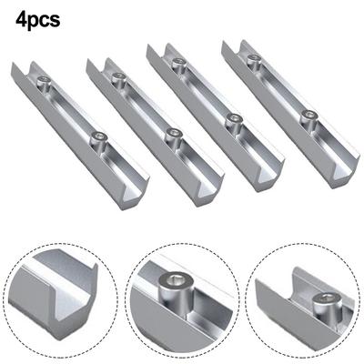 Aluminum Alloy Rail Connector For Flat Tin Roof 140mm