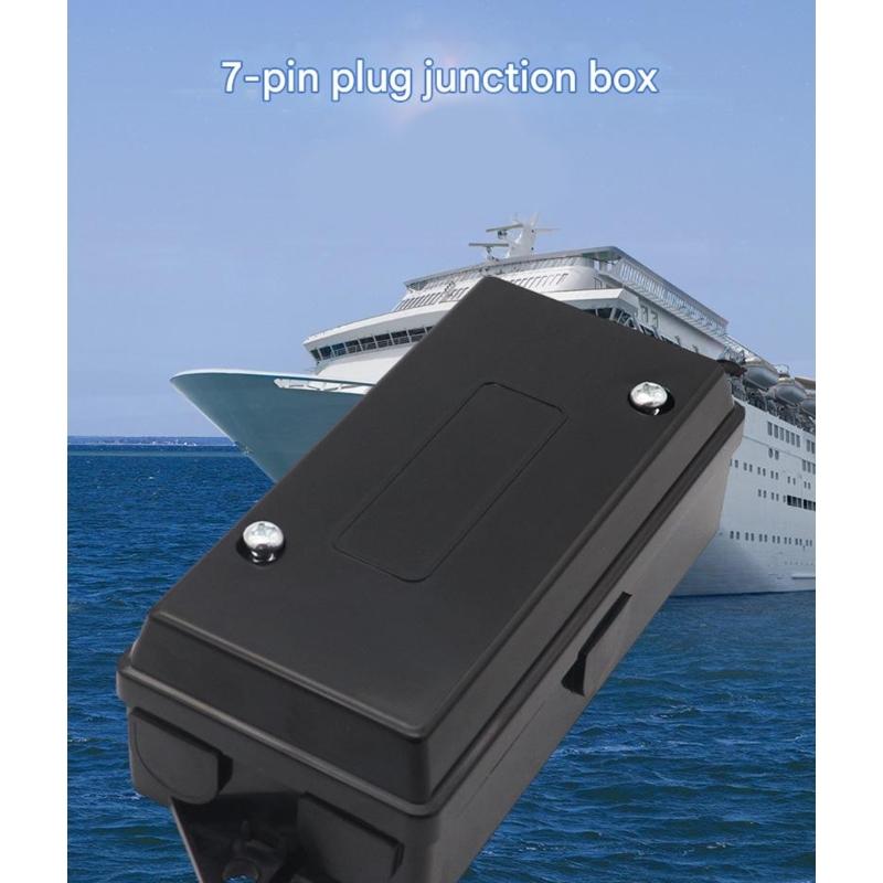 Easy Installation Weatherproof 7 Way Trailer Junction Box For Secure Electrical Signal Management In Trucks And Trailers