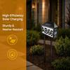 Dual Use Installation Solar LED Address Number Light Wall Mount Stake In-Ground House Marker Lamp Built-In Solar Panel