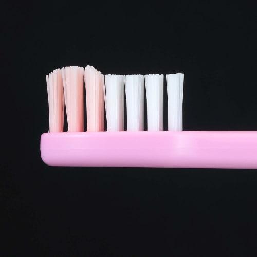 Lion Children's Toothbrush Set (Mamegoma) for Ages 6-12, 12 Brushes