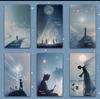 Moonlight Dream Tarot, Tarot Cards & Guidebook Included, Mysterious Blue Moonlit Night Theme Design, Silver Edge