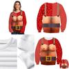 Ugly Womens Mens Christmas Sweater Sweatshirt Xmas Knitted Pullover Tops Hoodie