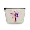Women Gymnastics Print Cosmetic Bag Toiletries Organize Travel Storage Case 6356