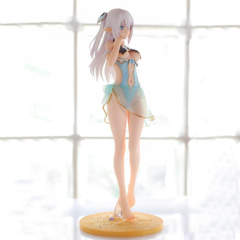 Anime Figure Toys Shining Blade Heroines Allina Swimsuit Ver Princess Elf PVC Action Figure Toys Collection Model Game Doll
