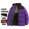 Outdoor down cotton-padded clothes for men and women green winter graphene cotton-padded clothes warm bread clothes jacket cotton-padded jacket tide