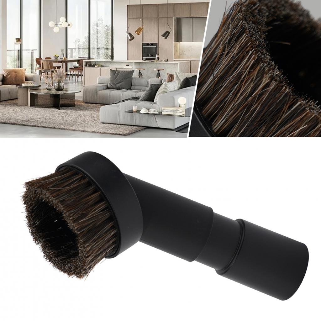 Horse Hair Brush Horse Hair Round Brush PP Plastic 32mm 35mm