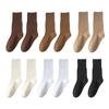 3/6 Paar Damen Crew Socken Nahtlose Sportliche Laufsocken Weiche Atmungsaktive Frotteesocken Lässige Mittelhohe Knöchelsocken