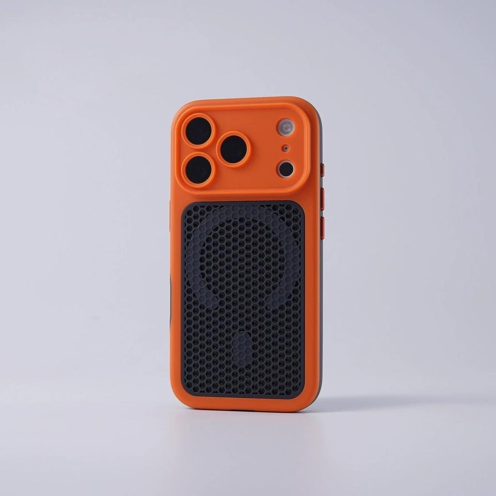 Skin-sensitive heat dissipation magnetic attraction is suitable for iPhone18promax matte mobile phone case Apple 17 all-inclusive anti-drop PC hard