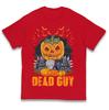 Scary Pumpkin Dead Guy Halloween Kids T Shirt