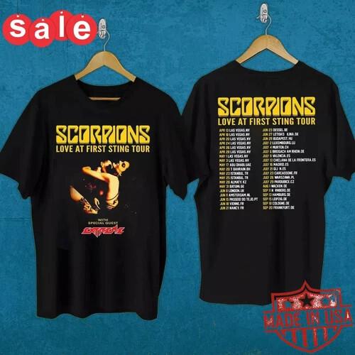 Scorpions Love At First Sting Tour 2026 Gift For Fans Unisex S-5XL Shirt XXXXL