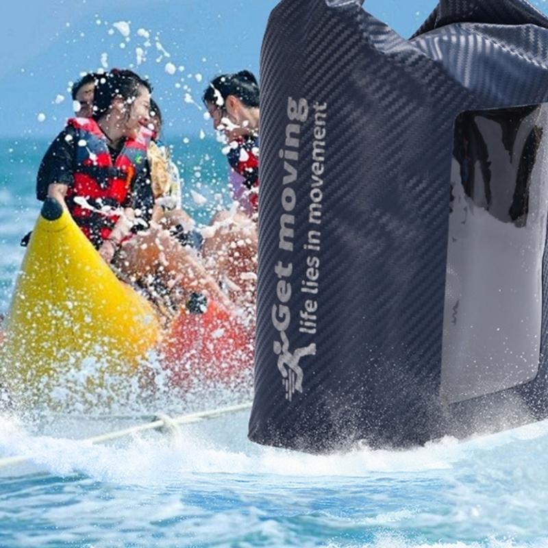 Splashes Proof Dry Bag With Transparents Window Durability Waterproofed Pouches for Fishing Snorkeling Trip