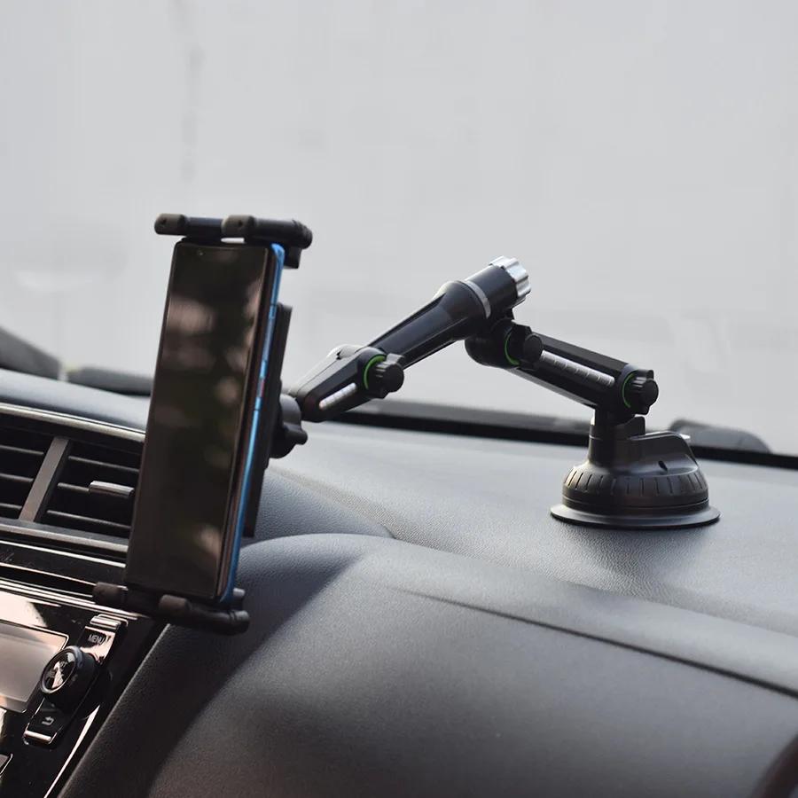 Auto-Tablet-Halterung mit langem Arm und Saugnapfhalterung für iPad Pro Air 4-13 Zoll Xiaomi Tablet SUV Truck Fahrzeuglift Uber Windschutzscheibenfenster