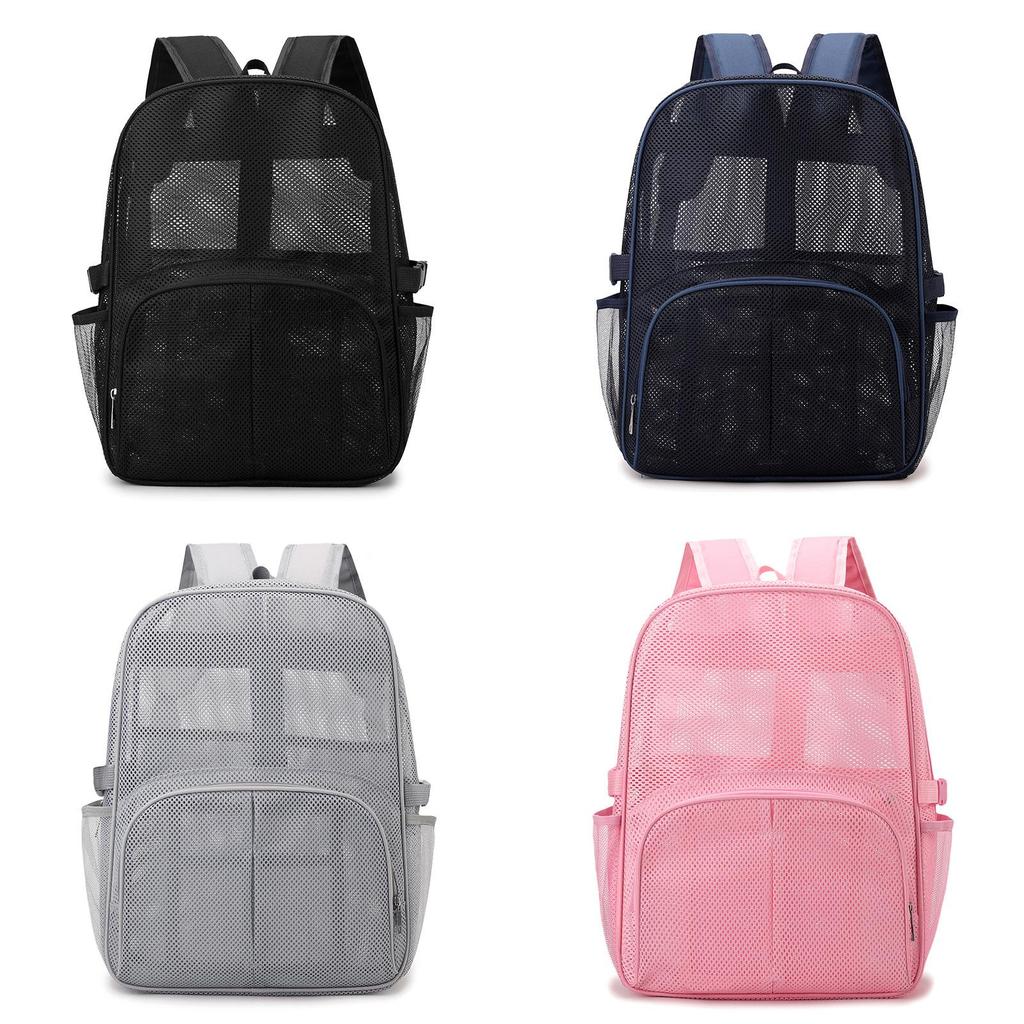 Mesh Hollow Student Backpack With Waterproof Design For School And Travel