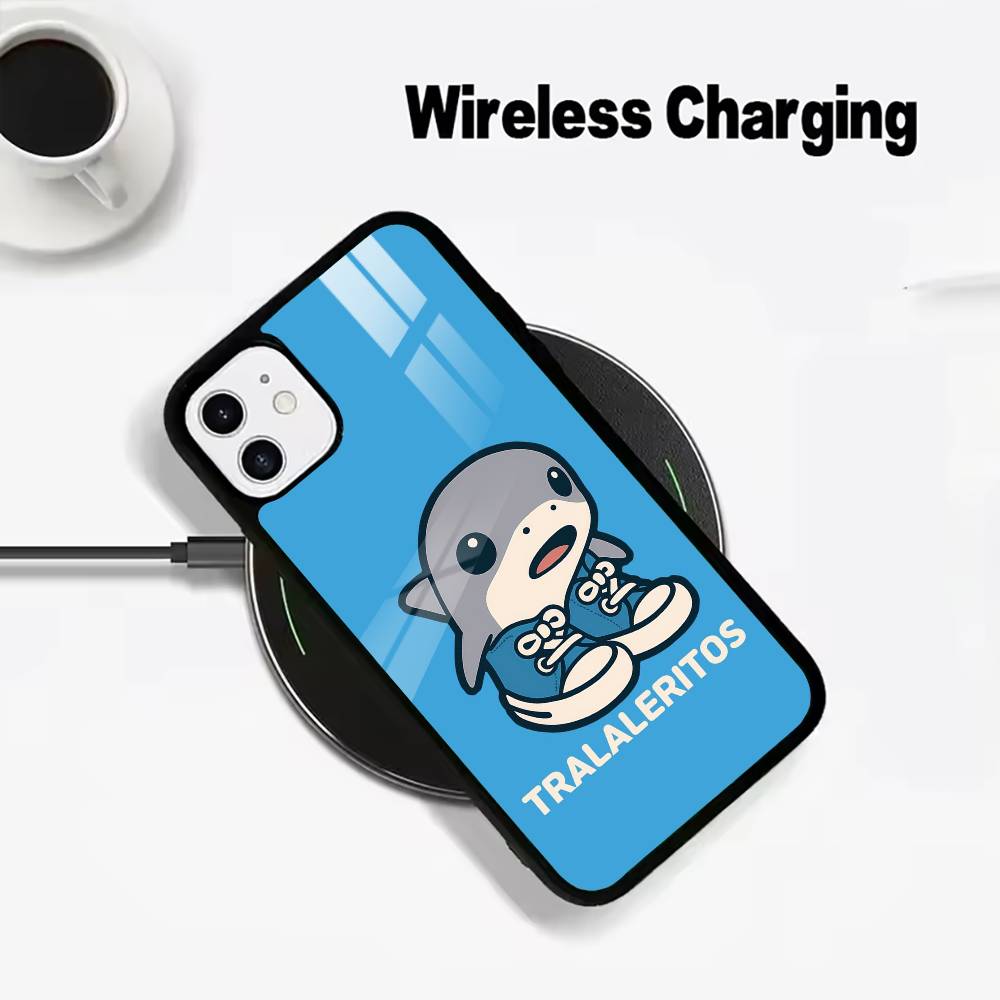 

Brainrot Tralalero Phone Case For IPhone17 16 15 14 13 12 11 Pro Max 16/15/14Plus Wireless Charger Cover Funda iPhone16ProMax