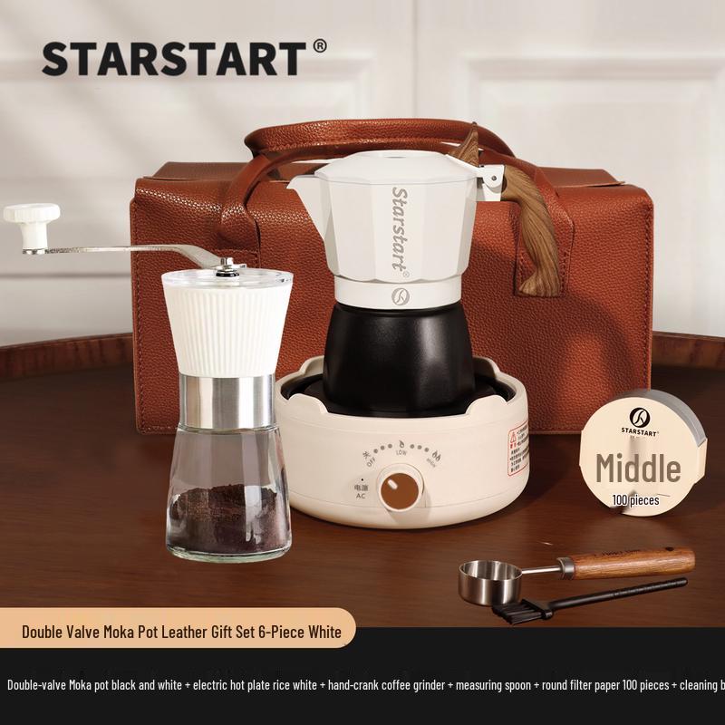STAR-START Manual Coffee Grinder & Brewer Gift Set