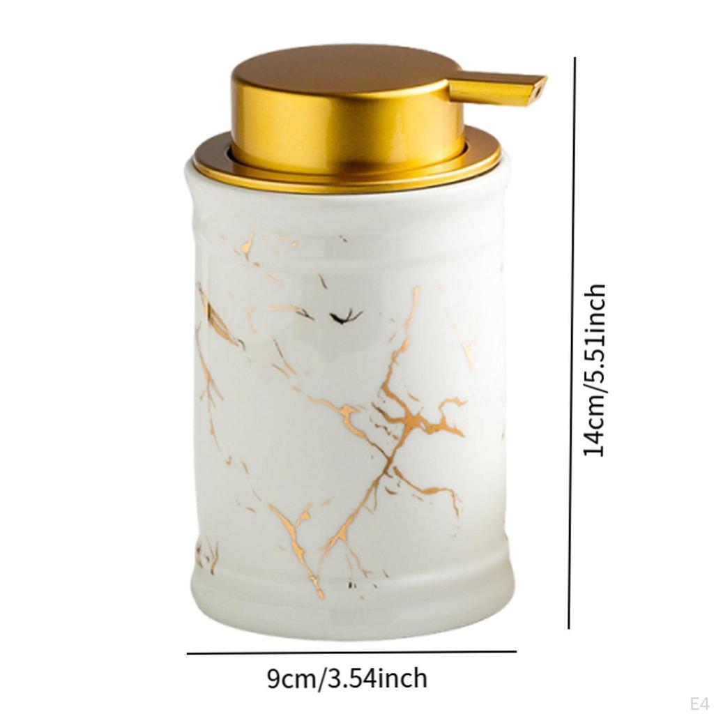 Dispenser di Sapone Schiumogeno per Mani Facilmente Riempibile Contenitore da 320ml Flacone con Pompa Schiumogena per Famiglia