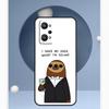 Sloth Cute Animal For Realme C55 C33 C30 C21Y 10 Pro Plus GT Neo 5 3 3T Case For OnePlus 11 10 Pro Nord 2 2T