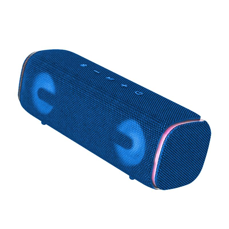 

Портативный TWS стерео сабвуфер объемного звучания 40 Вт, высококачественная вечеринка, уличный водонепроницаемый Bluetooth-динамик, RGB, красочный барабанный звук синий