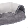 Cat Tunnel and Bed Toy with Ball Soft Anti Slip Bottom Plush Mat Multifunctional Pet Nest