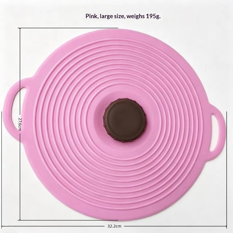 Food Safe Reusable Silicone Suction Lid Heat Resistant Sealed Cover Fit Pot Pan Bowl Cup for Kitchen