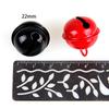 6/12/18pcs Painted Color Bells Beads Round Mini Bell Ornaments for Jewlery Making DIY Bracelet Necklace Earrings Decor Accessory