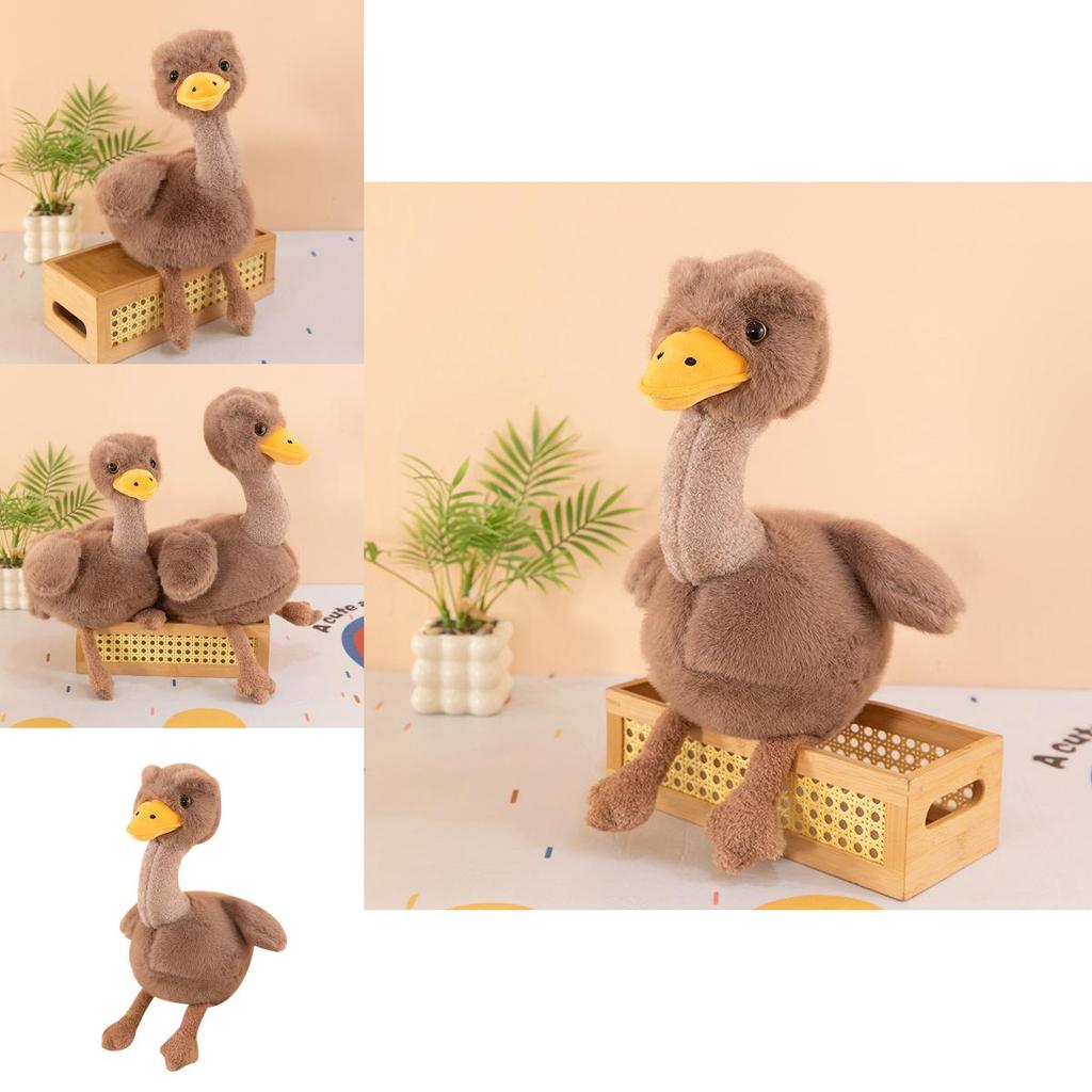 Plush Ostrich Toy For Kids Soft Animal Doll Gift For Children