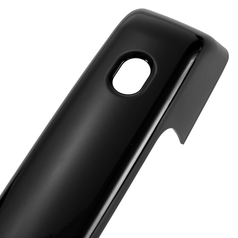 5Pcs Door Handle Covers for Ford Bronco 2021-2023 Side Doors & Tailgate Handle ABS Plastic Protector Black with Smart Holes