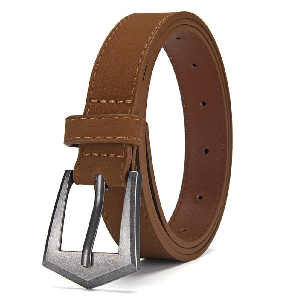 

Casual Suede Leather Belt Versatile Trouser Dress Belts New Waist Strap Gift кавовий