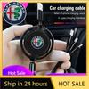 Car Stickers For Alfa Romeo Car Interior Charging Data Cable Scalable 3 In 1 Phone Charger For Alfa Romeo Giulietta Mito 159 Giu