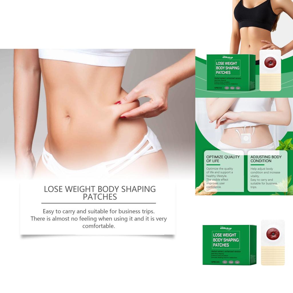 South Moon Slimming Body Patches Convenient Daily Use Tightening Skin Navel Patch Pack Of 10