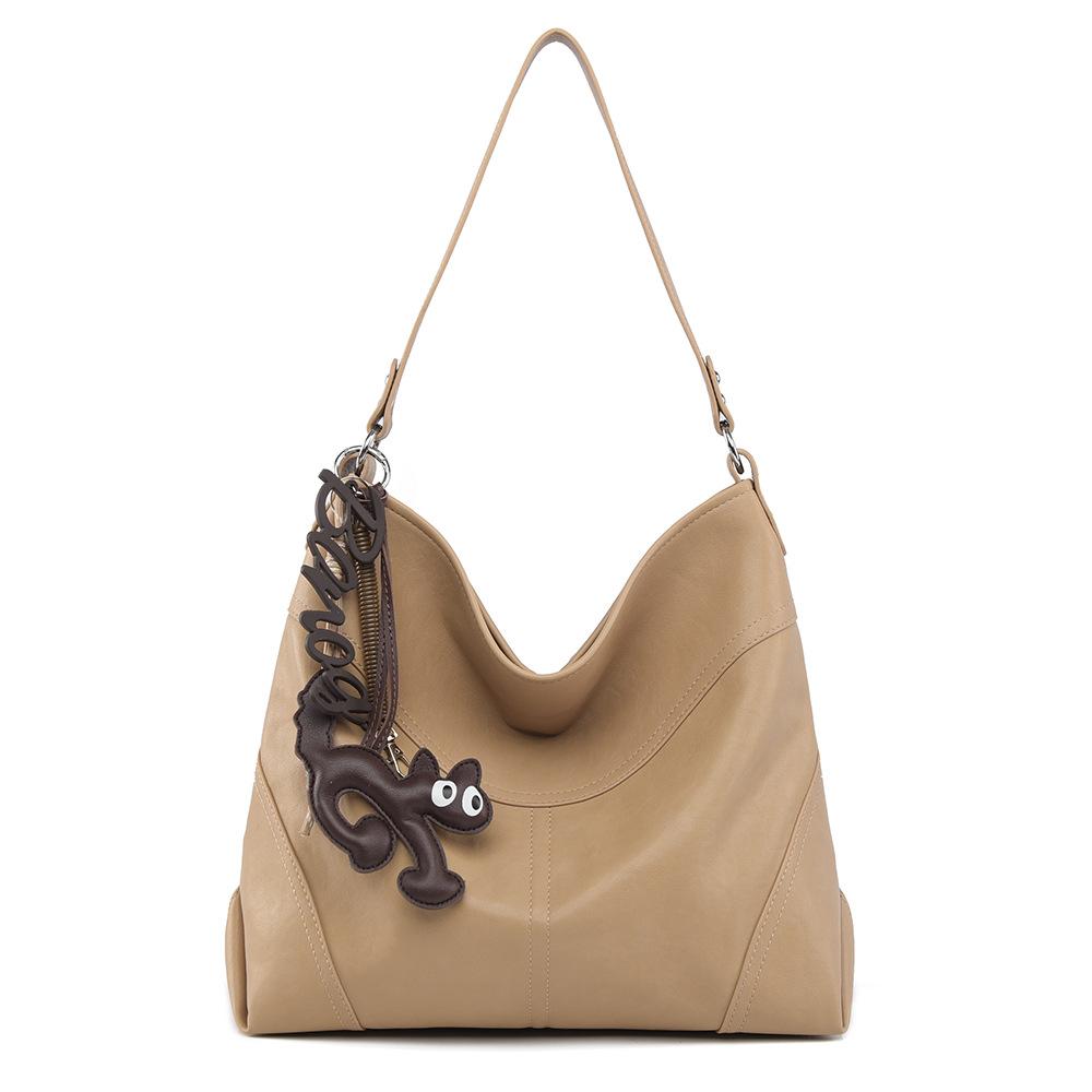 

Tote Bag Women s 2025 New Versatile Simple Casual Shoulder Bag Large Capacity Commuter Premium Sense Underarm Bag