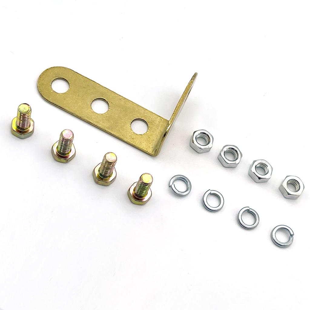 LEXOR Reinforced Earthing Cable, Universal 5-piece Set, Fuel Economy, Torque, Noise Reduction, Terminal, Includes Mounting Screws, Engine, Red