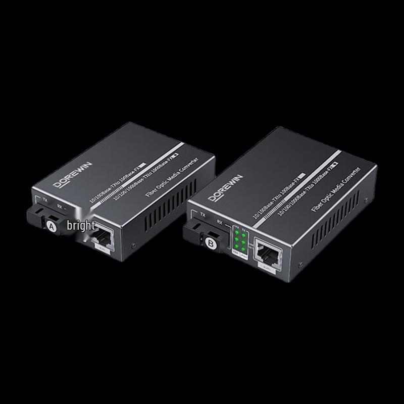 DOREWIN Gigabit Single-Fiber SC Media Converter Pair