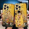 Kiss By Gustav Klimt Art Soft Phone Case for iPhone 16 16E 17 Air 15 Pro Max 14 Plus 13 Mini 11 12 7 Black Cover Back Shell