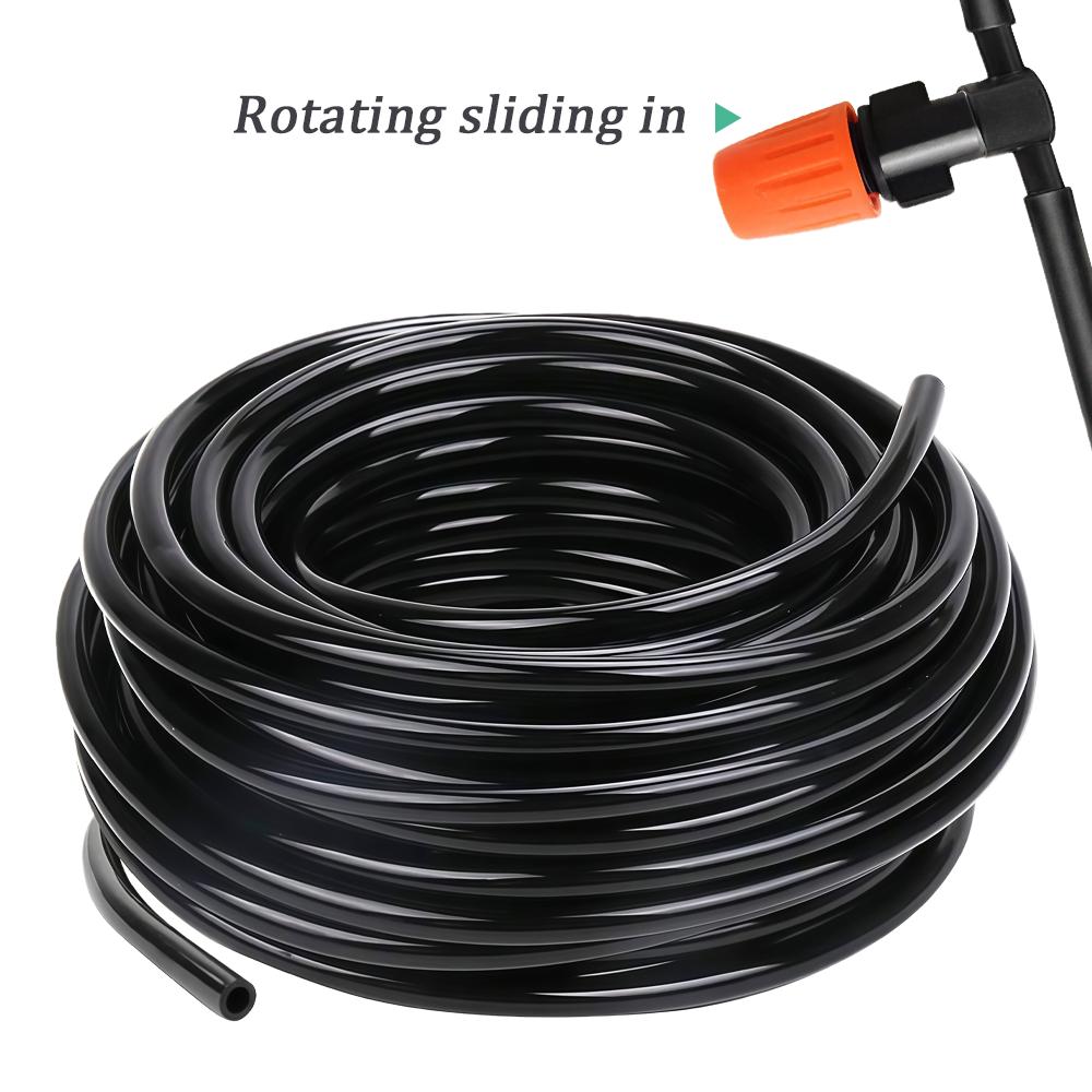 10M-100M 1/8'' 1/4'' 3/8'' PVC Garden Hose Black Micro Drip Irrigation Tube for Plants Watering System 3/5mm 4/7mm 8/11mm Pipes